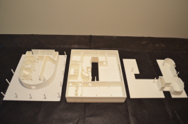 Maquete Villa Savoye em níveis